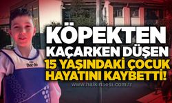 Köpekten kaçarken düşen 15 yaşındaki çocuk hayatını kaybetti!