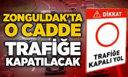 Zonguldak'ta o cadde trafiğe kapatılacak
