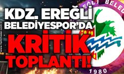 Kdz. Ereğli Belediyespor için kritik toplantı!