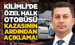 Kilimli'de özel halk otobüsü kazasının ardından Başkan Kamil Altun'dan ilk açıklama