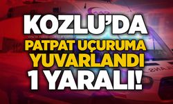 Kozlu’da patpat uçuruma yuvarlandı: 1 kişi yaralı!