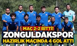 Zonguldakspor hazırlık maçında 4 gol attı... Maç 2-2 bitti!..