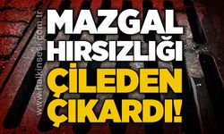 Mazgal hırsızlığı vatandaşı çileden çıkardı