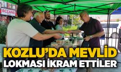 Kozlu’da Mevlid Lokması ikram ettiler