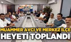 Muammer Avcı ve Merkez İlçe heyeti bir araya geldi