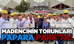 Madencinin torunları Papara Park'ta Trabzonspor - Başakşehir maçını izledi