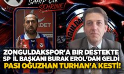 Zonguldakspor'a bir destekte SP İl Başkanı Burak Erol'dan geldi... Pası Oğuzhan Turhan'a kesti!...