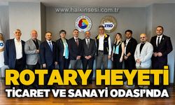 ZTSO’da Rotary heyetiyle Zonguldak’ın gelişimi konuşuldu