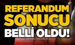 Referandum sonucu belli oldu!