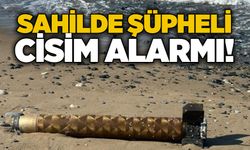Sahilde şüpheli cisim alarmı!