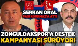 Zonguldakspor’a destek kampanyası sürüyor: Serkan Oral pası Orhan Korkmaz’a attı