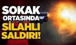 Sokak ortasında silahlı saldırı!