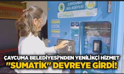 Çaycuma Belediyesi’nden yenilikçi hizmet: "Sumatik" devreye girdi!
