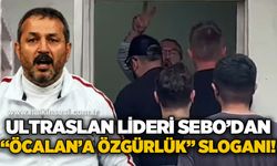 Ultraslan Lideri Sebo'dan "Öcalan'a Özgürlük" sloganı!