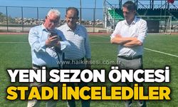 Yeni sezon öncesi stadı incelediler!