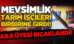 Mevsimlik tarım işçileri birbirine girdi: 1 kişi bıçaklandı!
