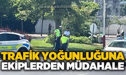 Trafik yoğunluğuna ekiplerden müdahale