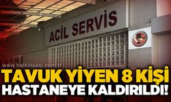 Tavuk yedikten sonra 8 kişi hastaneye başvurdu
