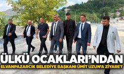 Ülkü Ocakları’ndan Elvanpazarcık Belediye Başkanı Ümit Uzun’a ziyaret