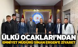 Ülkü Ocakları’ndan Emniyet Müdürü Sinan Ergen’e ziyaret