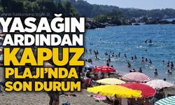 Yasağın ardından Kapuz Plajı’nda son durum