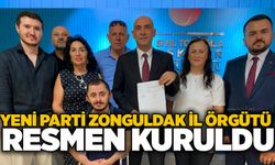 Yeni Parti Zonguldak İl Örgütü resmen kuruldu