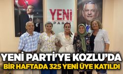 Yeni Parti’ye Kozlu’da bir haftada 325 yeni üye katıldı
