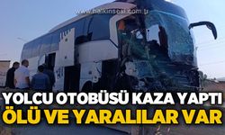 Yolcu otobüsü kamyonete çarptı: Ölü ve yaralılar var