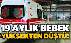 19 aylık bebek ikinci kattaki pencereden düştü