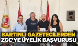 Bartınlı gazetecilerden ZGC'ye üyelik başvurusu