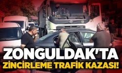 Zonguldak'ta zincirleme trafik kazası!