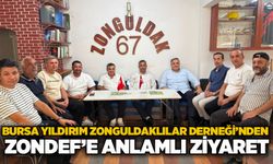 Bursa Yıldırım Zonguldaklılar Derneği’nden ZONDEF’e anlamlı ziyaret