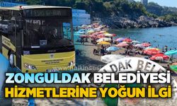 Zonguldak'ta belediye hizmetlerine yoğun ilgi: Ulaşımda günlük 15 bin, plajlarda binlerce ziyaretçi