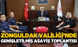 Zonguldak Valiliği'nde genişletilmiş asayiş toplantısı