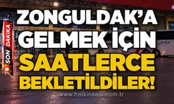 Zonguldak'a gelmek için saatlerce beklediler: Yolcular yine mağdur!