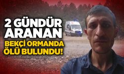 2 gündür aranan bekçi ormanda ölü bulundu!