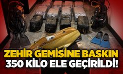 Zehir gemisine baskın: 350 kilo ele geçirildi!