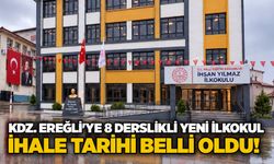 Kdz. Ereğli'ye 8 derslikli yeni ilkokul: İhale tarihi belli oldu!