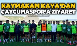 Kaymakam Kaya’dan Çaycumaspor’a ziyaret…