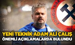 Yeni teknik adam Ali Çalış önemli açıklamalarda bulundu!..