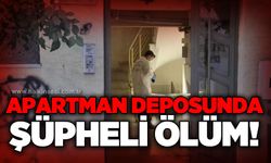 Apartman deposunda şüpheli ölüm