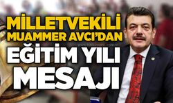 Milletvekili Muammer Avcı’dan eğitim yılı mesajı