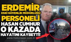 Erdemir eski koruma personeli Hasan Cumhur Zonguldak yolundaki kazada hayatını kaybetti