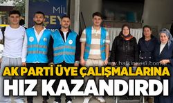 AK Parti Zonguldak'ta Soğuksu'da üye çalışması gerçekleştirildi