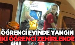 Yabancı öğrencilerin kaldığı dairede yangın: 2 öğrenci dumandan etkilendi