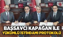 Zonguldak iş dünyasından Başsavcı Kapağan’a ziyaret ve yükümlü istihdamı protokolü