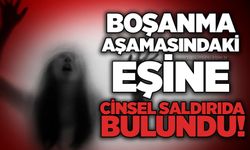 Boşanma aşamasındaki eşine cinsel saldırıda bulundu!