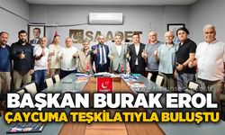 Saadet Partisi Zonguldak İl Başkanı Burak Erol, Çaycuma teşkilatını ziyaret etti