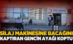 Feci iş kazası: 24 yaşındaki gencin ayağı koptu