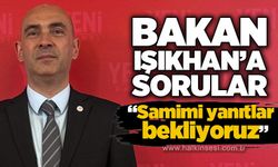 Dural’dan Bakan Işıkhan’a Zonguldak soruları: “Samimi cevaplar bekliyoruz!"